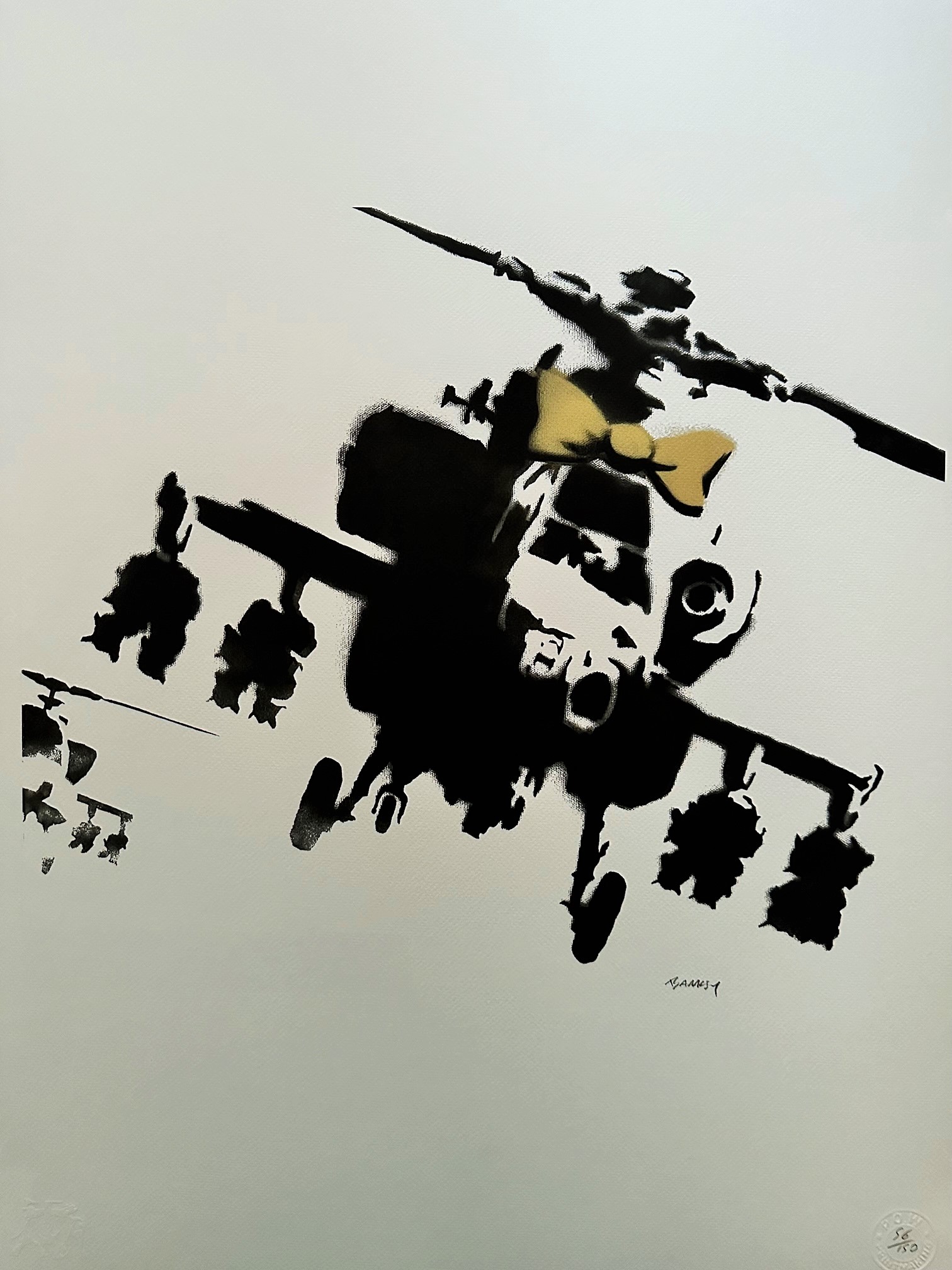 Happy Choppers Helicopter - Banksy – Image 1
