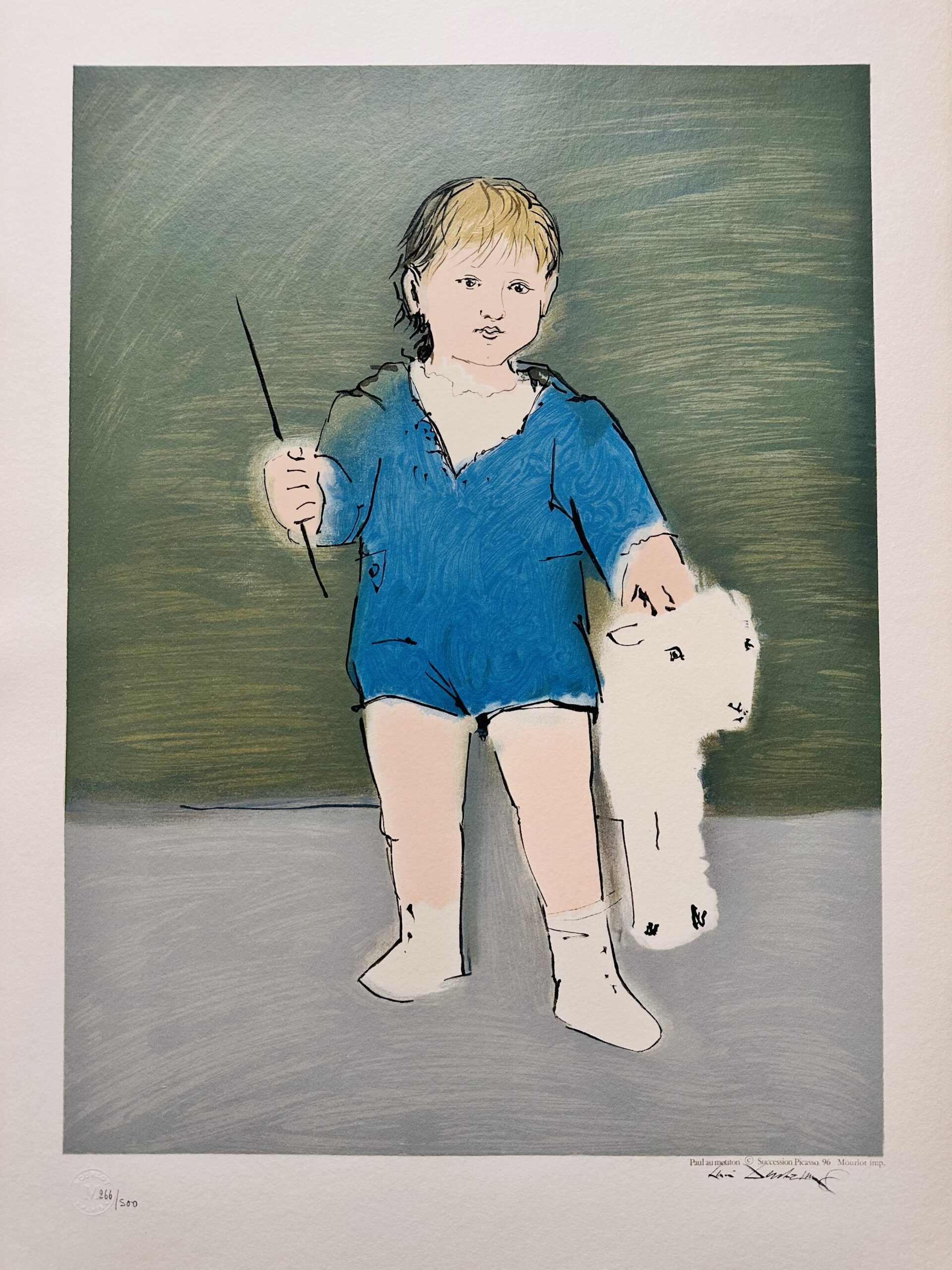 Paul au Mouton par Henri Deschamps - Pablo Picasso – Image 1