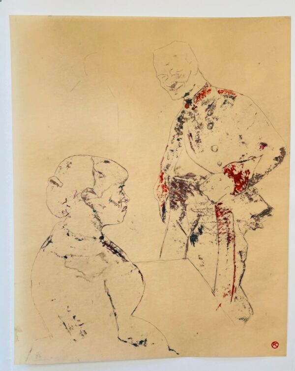 Le Couple - Henri De Toulouse Lautrec