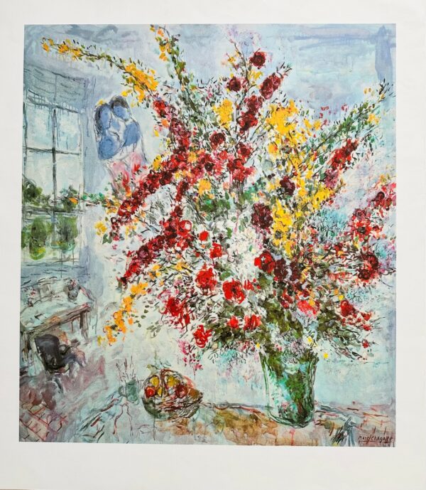 Bouquet A la Fenetre - Marc Chagall