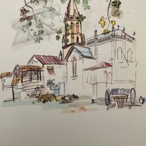L'église de Lestel - Raoul Dufy