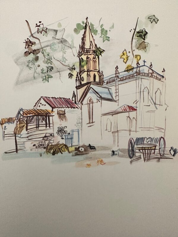 L'église de Lestel - Raoul Dufy
