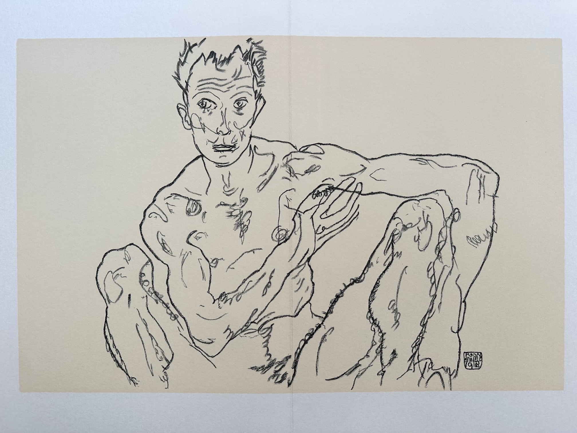 Auto-Portrait - Egon Schiele – Image 1