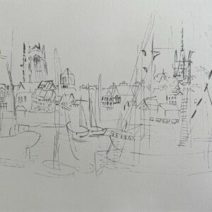 Le Port D'honfleur - Raoul Dufy