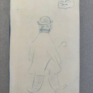 L'artiste de Dos - Henri De Toulouse Lautrec
