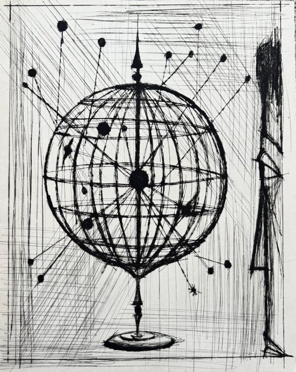 Cyrano Regardant le Systeme Astral - Bernard Buffet