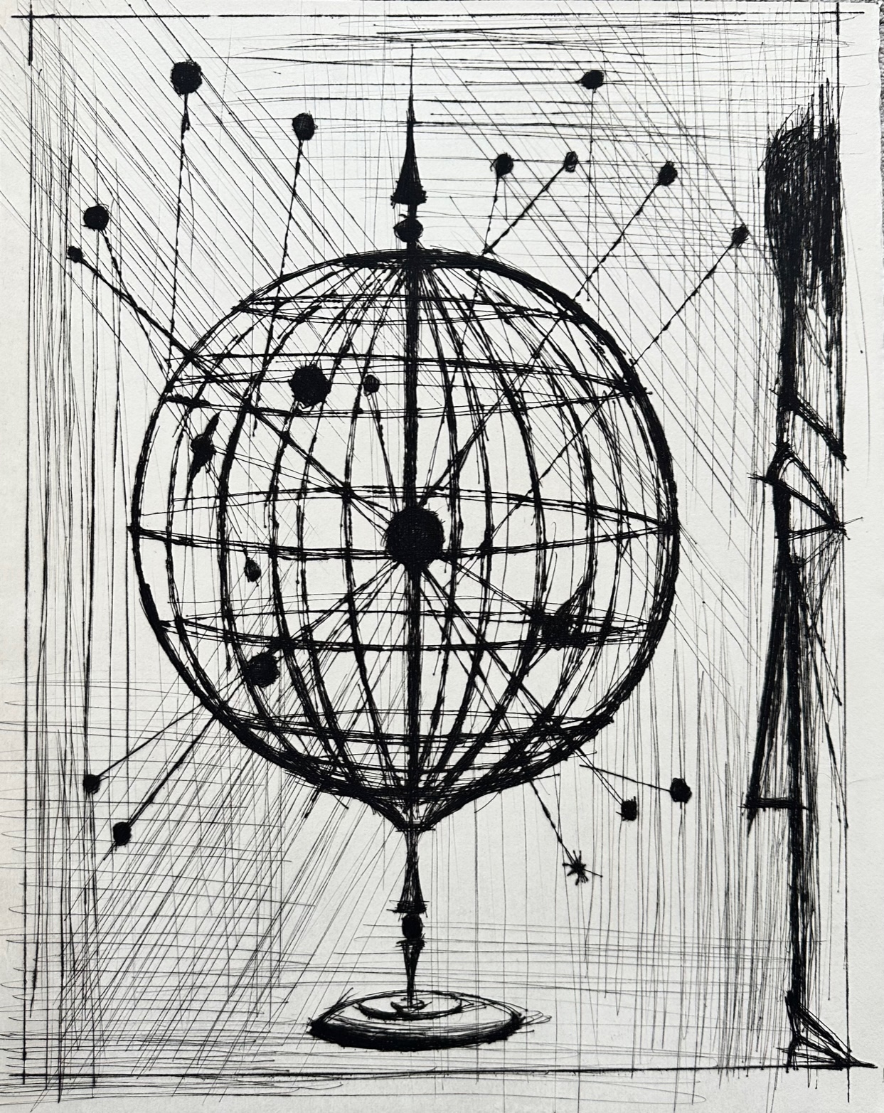 Cyrano Regardant le Systeme Astral - Bernard Buffet – Image 1
