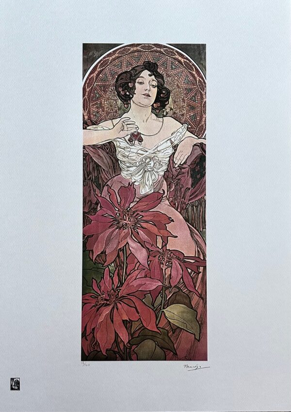 La Muse du Grenat - Alphonse Marie Mucha