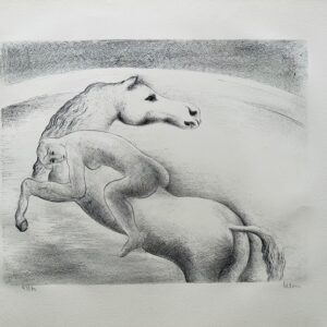 Nu A Cheval - Friedrich Franz Klein