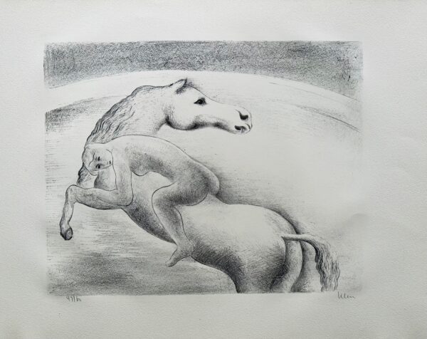 Nu A Cheval - Friedrich Franz Klein