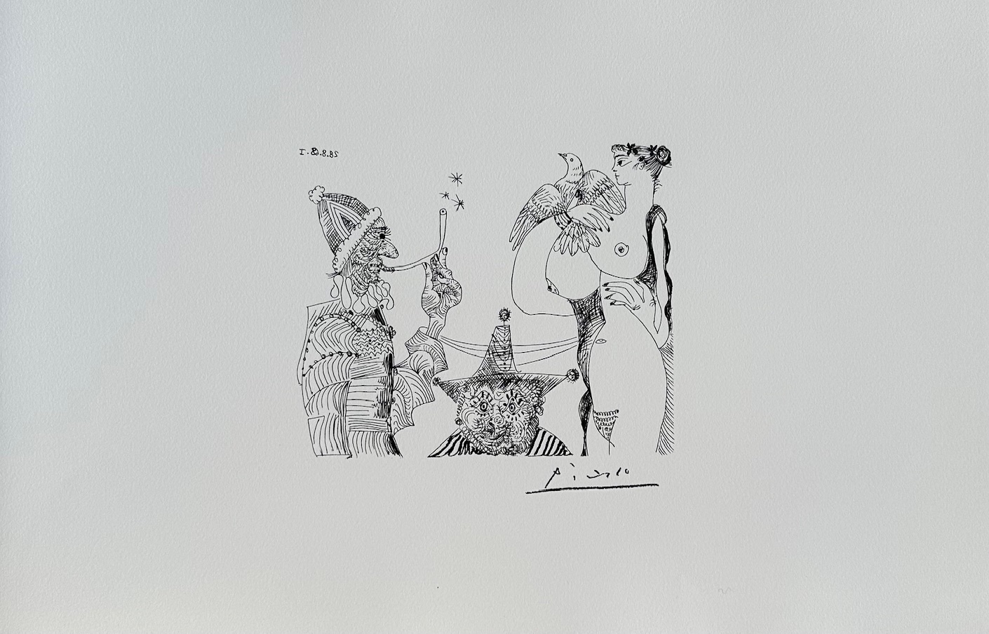 Le Pape Voyeur et la Colombe - Picasso Pablo – Image 1