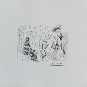 Pape Voyeur Devant un Couple Excite - Picasso Pablo