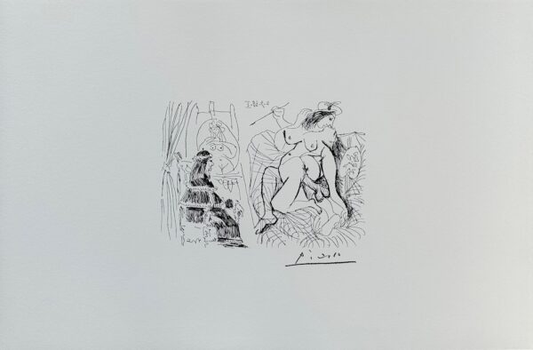 Pape Voyeur Devant un Couple Excite - Picasso Pablo
