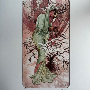 L'hiver - Alphonse Marie Mucha