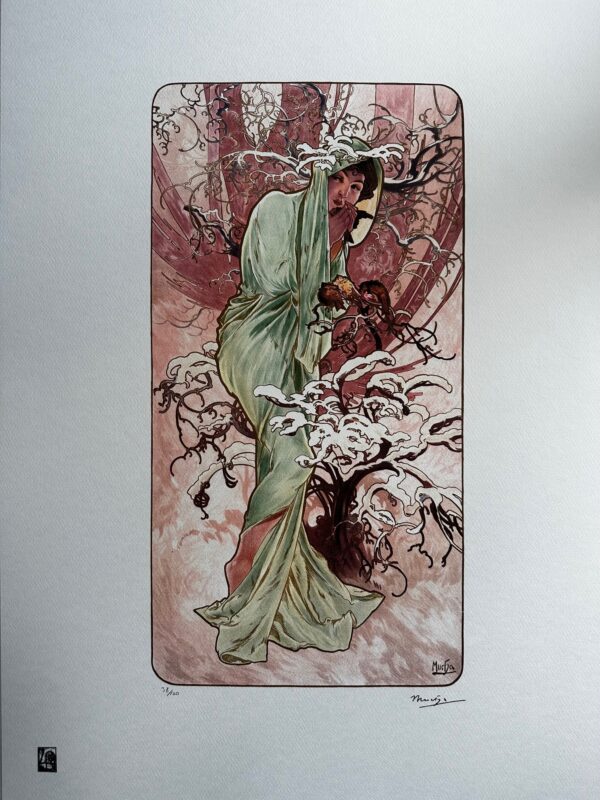 L'hiver - Alphonse Marie Mucha
