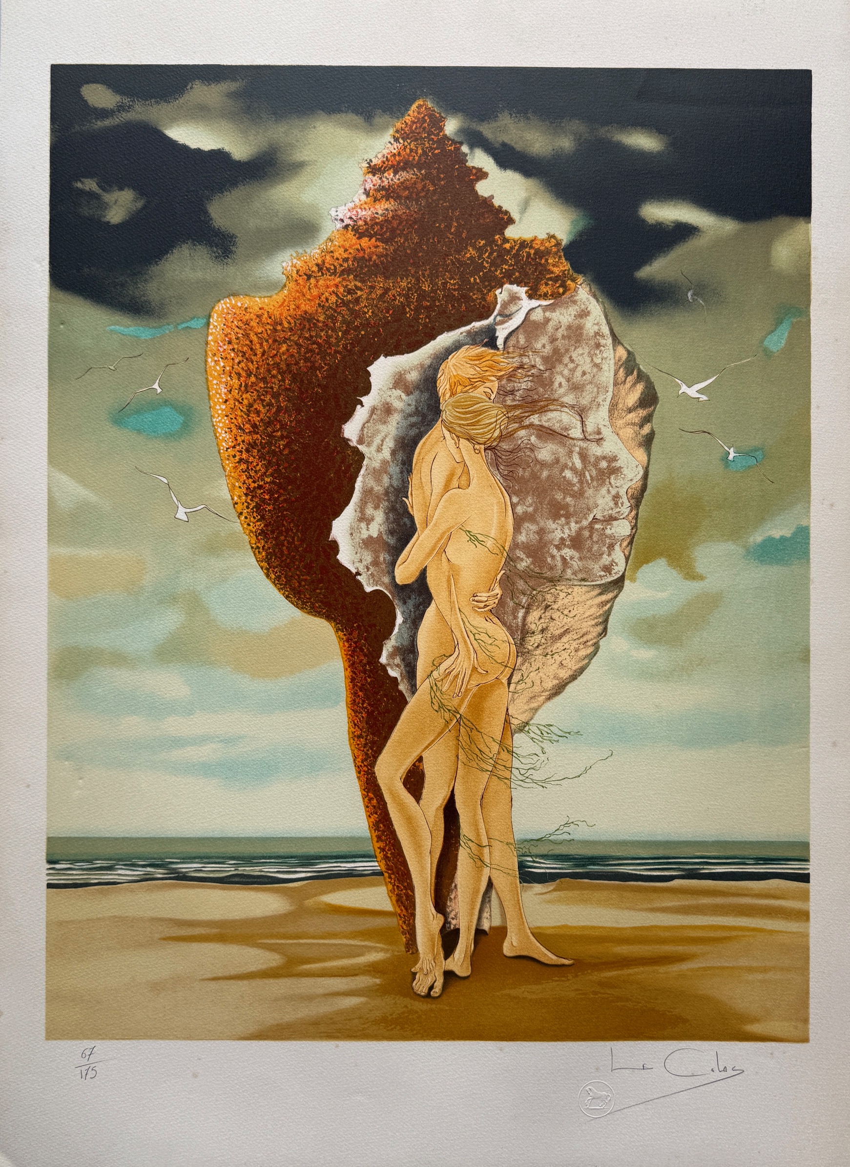 Couple et Coquille de Conque - Pierre Le Colas – Image 1
