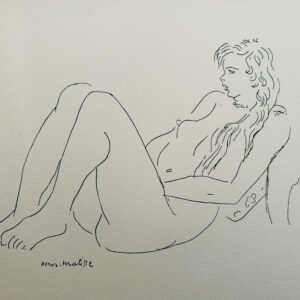 Nu au Collier et aux Cheveux Longs - Henri Matisse