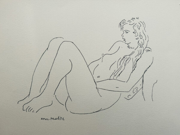 Nu au Collier et aux Cheveux Longs - Henri Matisse