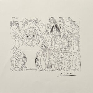 Trois Vieux Copains en Visite - Pablo Picasso