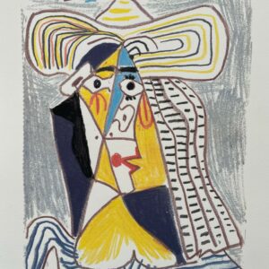 Personnage Cubiste au Chapeau - Picasso Pablo