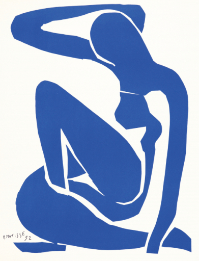 Nu Bleu Viii - Henri Matisse
