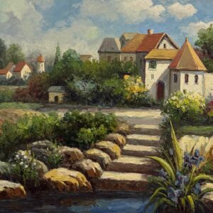 Collines et Cultures Ordonnées - Bernard Gino  Xx