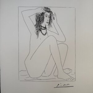 Femme Nue Assise - Picasso Pablo