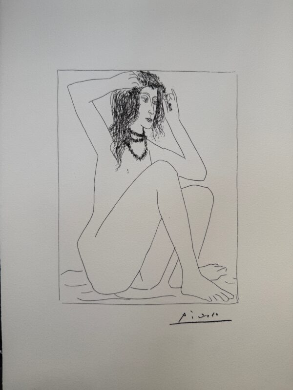 Femme Nue Assise - Picasso Pablo