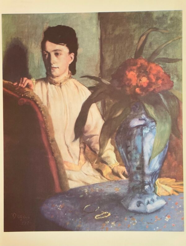 Femme avec Vase en Porcelaine - Edgar Degas