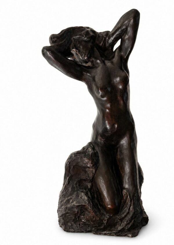 La Toilette de Venus Dite Aussi Faunesse Agenouille ou le Reveil - Auguste Rodin