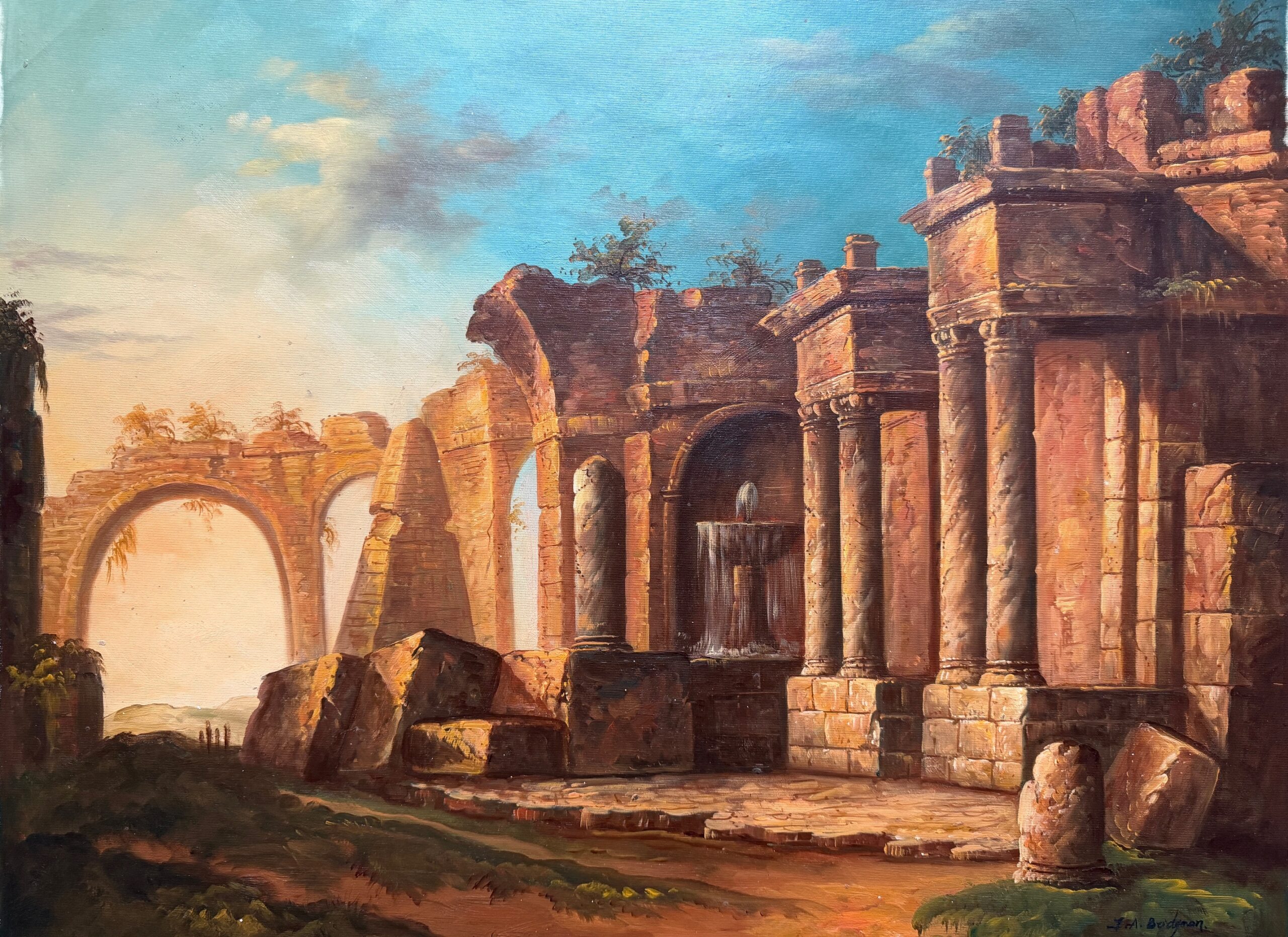 Ruines Antiques - Xxe Ecole Moderne – Image 1