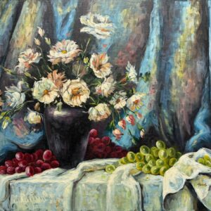 Nature Morte aux Fleurs - Xxe Ecole Moderne