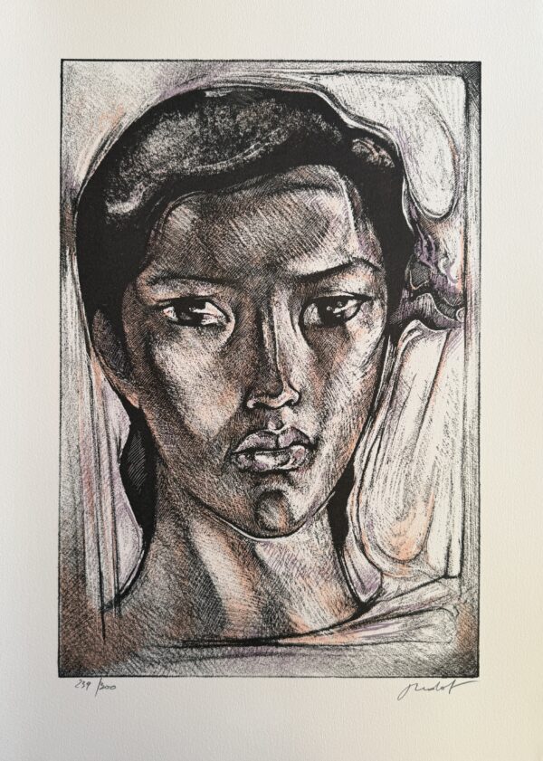Etude de Visage - Roland Oudot