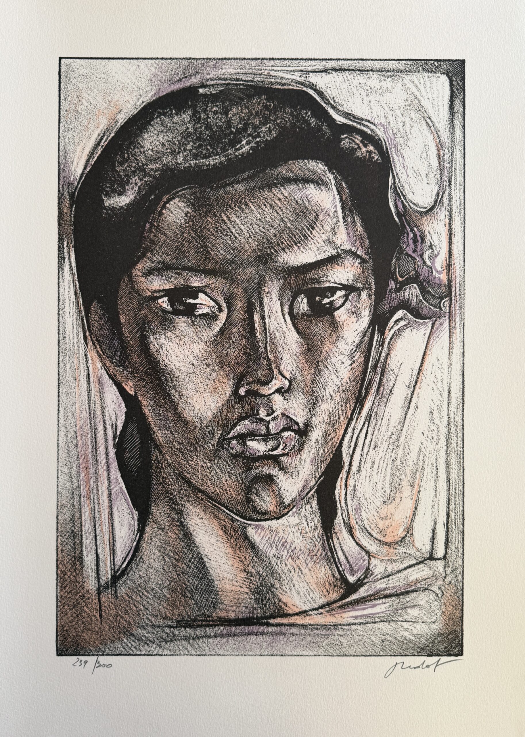 Etude de Visage - Roland Oudot – Image 1