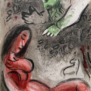L'apparition de Dieu A Eve - Marc Chagall