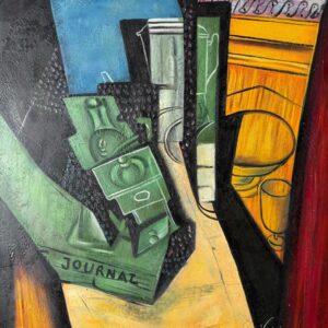 Composition Cubiste - Xxe Ecole Moderne