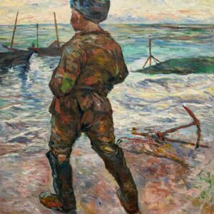 Soldat sur la Plage - Xxe Ecole Moderne