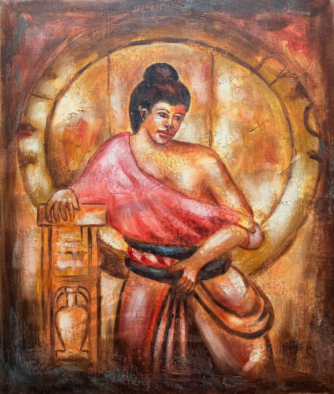 Personnage Oriental - Xxe Ecole Moderne – Image 1