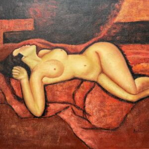 Nu Féminin Allongé - Xxe Ecole Moderne