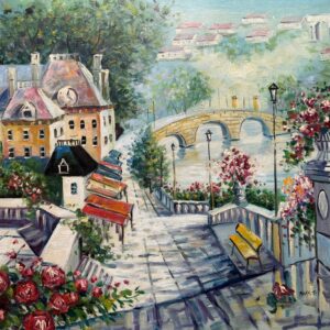 Jardin en Fleurs - Xxe Ecole Moderne