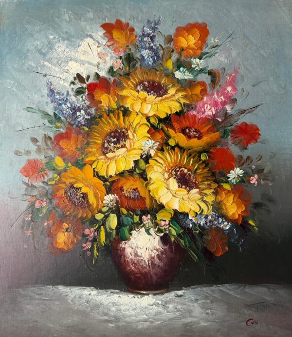 Bouquet de Tournesols - Xxe Ecole Moderne