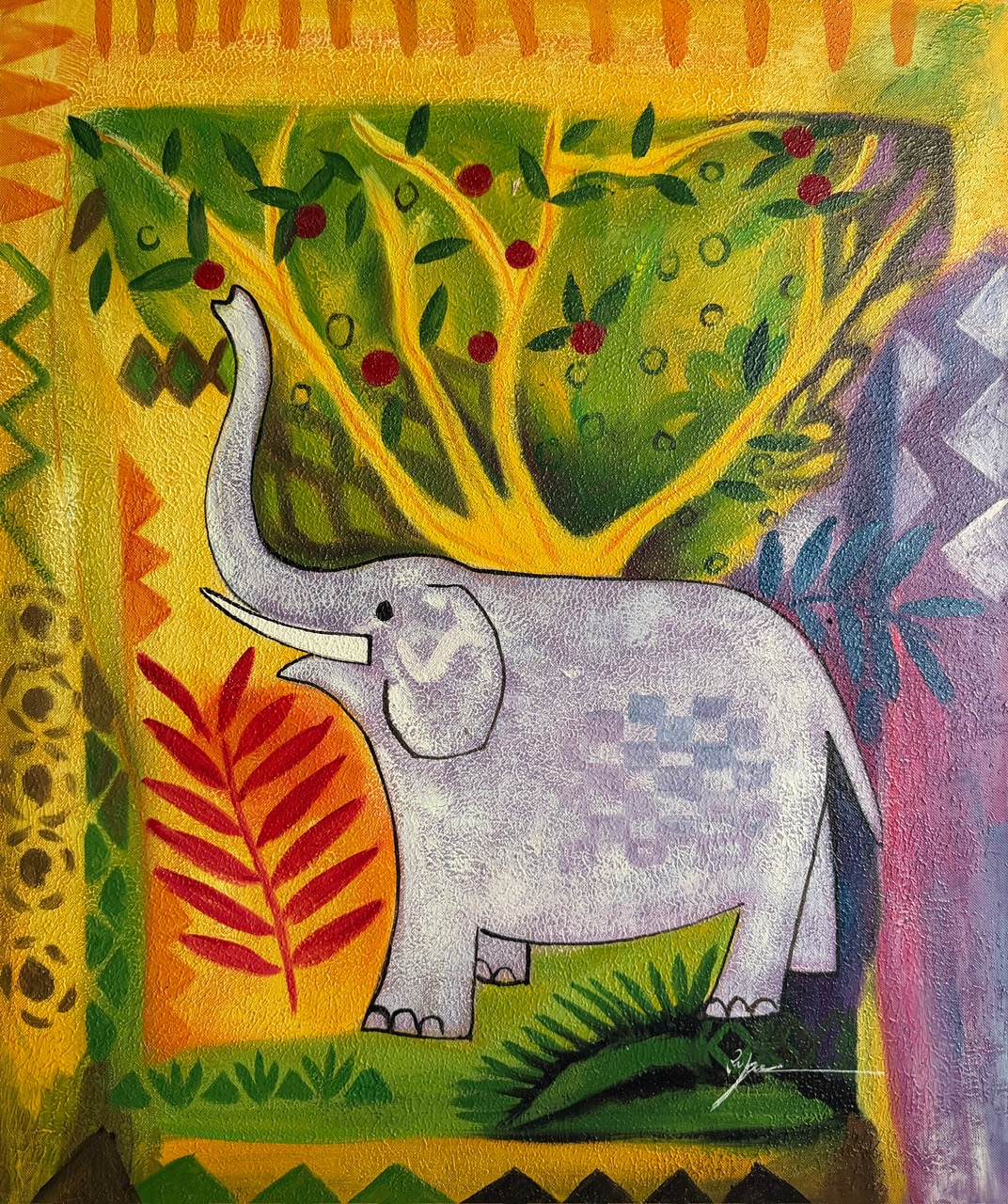 Elephant Fantastique - Xxe Ecole Moderne – Image 1