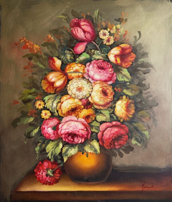 Bouquet de Roses - Xxe Ecole Moderne