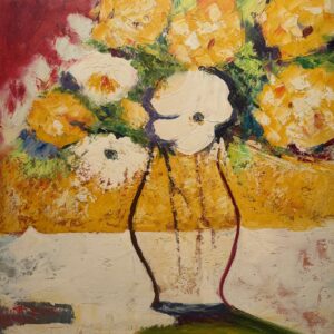 Composition Florale Abstraite - Xxe Ecole Moderne