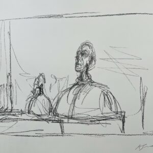 Homme A la Fenetre - Alberto Giacometti