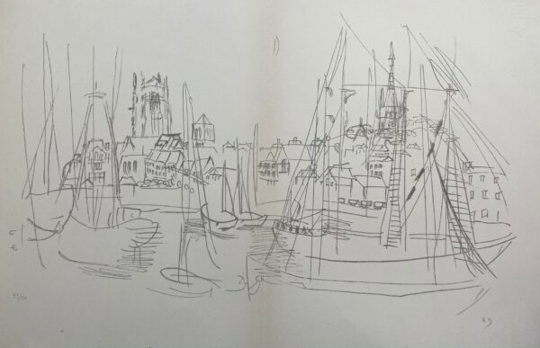 Voiliers au Quai - Raoul Dufy