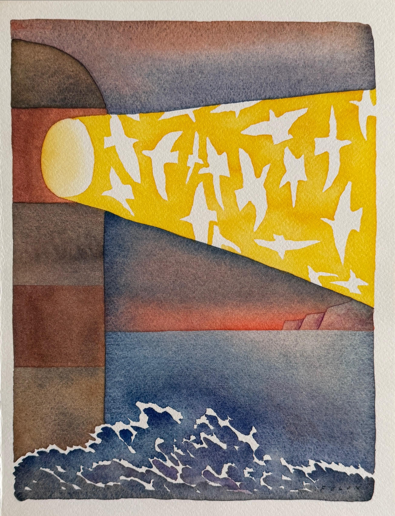 Le Gardien du Phare Aime Trop les Oiseaux - Jean Michel Folon – Image 1