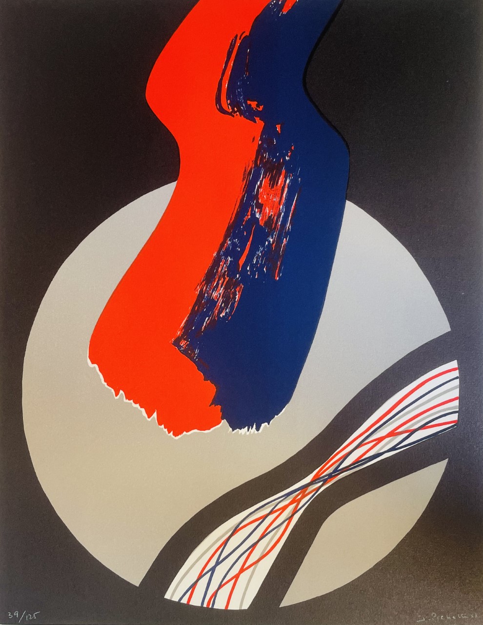Composition Abstraite Vi 1987 - Pichette James – Image 1