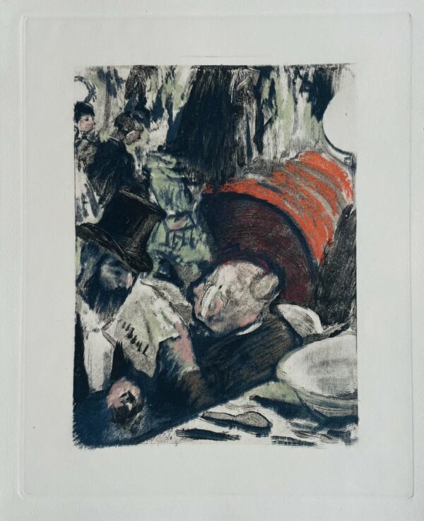 Au Restaurant - Edgar Degas