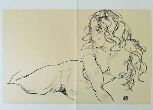 La Fille aux Longs Chevaux - Egon Schiele